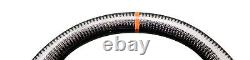 QS REAL CARBON FIBER Steering Wheel FOR NISSAN 350Z ORANGE LEATHER /RING