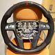 QS REAL CARBON FIBER Steering Wheel FOR Pontiac G8 /Holden 08-09 YS WithRED RING