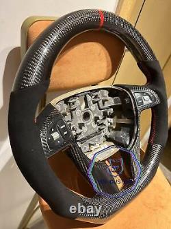 QS REAL CARBON FIBER Steering Wheel FOR Pontiac G8 /Holden 08-09 YS WithRED RING