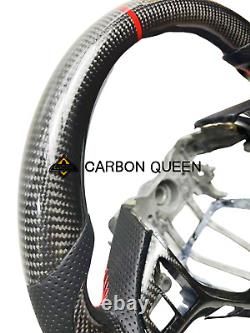 Qs' Real Carbon Fiber Steering Wheel For Hyundai Genesis Steering Wheel 09-14ys