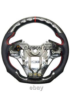 Qs' Real Carbon Fiber Steering Wheel For Hyundai Genesis Steering Wheel 09-14ys