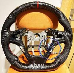 Qs' Real Carbon Fiber Steering Wheel For Hyundai Genesis Steering Wheel 09-16ys