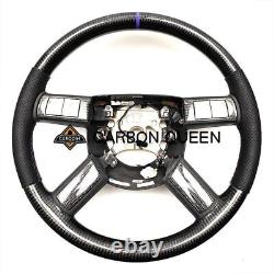 REAL CARBONFIBER Steering Wheel FOR Dodge Challenger SRT8 HEMI Chrysler 300c