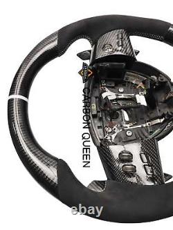 REAL CARBON FIBER STEERING WHEEL FOR Jaguar XF WithCONTROLS/PADDLES 09-15 YEARS