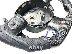 REAL CARBON FIBER Steering Wheel FOR AUDI A4 A5 S4 S5 S6 S8 B7 B8 FIT FOR A5S5