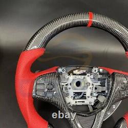 REAL CARBON FIBER Steering Wheel FOR Acura TLX BLACK LEATHER 2015 2020 YEARS