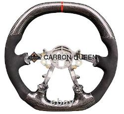 REAL CARBON FIBER Steering Wheel FOR Chevrolet Corvette C5 Z06 97-04 FLAT TOP
