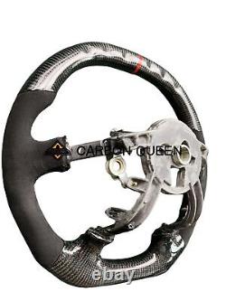REAL CARBON FIBER Steering Wheel FOR Chevrolet Corvette C5 Z06 97-04 FLAT TOP