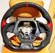 REAL CARBON FIBER Steering Wheel FOR Chevy Camaro SS /C7 With BLACK SUEDE/RED RING