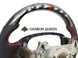 REAL CARBON FIBER Steering Wheel FOR INFINITI g37g25 G37X With CARBON THUMBGRIPS