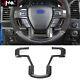REAL CARBON STEERING WHEEL OVERLAY COVER for 2017-2020 FORD F150 RAPTOR 2018 19