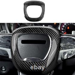REAL Carbon Fiber Steering Wheel Cover For Dodge Charger Durango Challenger 15+
