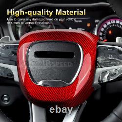 REAL HARD Carbon Fiber Steering Wheel Cover For Charger Durango Challenger 15-24