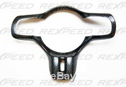REXPEED Carbon Steering Wheel Cover for MITSUBISHI EVO X