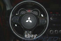 REXPEED Carbon Steering Wheel Cover for MITSUBISHI EVO X