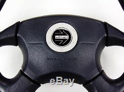 Rare Jdm Subaru Legacy Momo Steering Wheel Black Leather Be Be5 Bh Bh5 Bh9 Gt