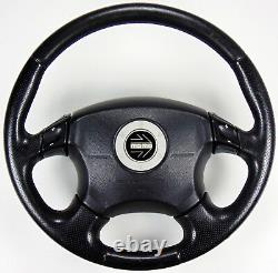 Rare Jdm Subaru Legacy Momo Steering Wheel Sport Shift Black Leather Be5 Bh5 Bh9