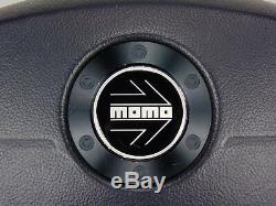 Rare Jdm Subaru Legacy Momo Steering Wheel Sport Shift Black Leather Be5 Bh5 Bh9