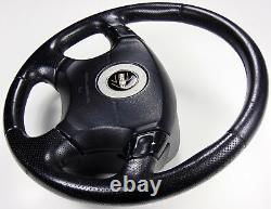 Rare Jdm Subaru Legacy Momo Steering Wheel Sport Shift Black Leather Be5 Bh5 Bh9