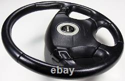 Rare Jdm Subaru Legacy Momo Steering Wheel Sport Shift Black Leather Be5 Bh5 Bh9