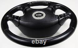 Rare Jdm Subaru Legacy Momo Steering Wheel Sport Shift Black Leather Be5 Bh5 Bh9