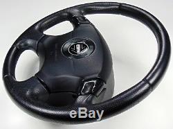 Rare Jdm Subaru Legacy Momo Steering Wheel Sport Shift Black Leather Be5 Bh5 Bh9
