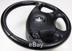 Rare Jdm Subaru Legacy Momo Steering Wheel Sport Shift Black Leather Be5 Bh5 Bh9