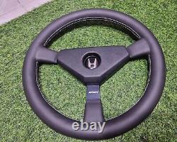 Rare vintage MOMO Type C35 with cover center Steering Wheel honda horn button