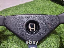 Rare vintage MOMO Type C35 with cover center Steering Wheel honda horn button
