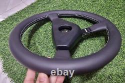 Rare vintage MOMO Type C35 with cover center Steering Wheel honda horn button