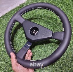 Rare vintage MOMO Type C35 with cover center Steering Wheel honda horn button