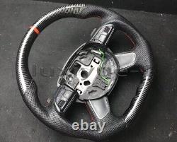 Real AUDI Carbon Fiber Steering Wheel for Audi A6 A7 A8 S8 S1 Q3 Q5 Q7 Q8 2013+