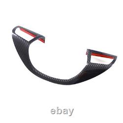 Real Carbon Fiber Car Steering Wheel Cover Trim For 2016-2022 Maserati Levante