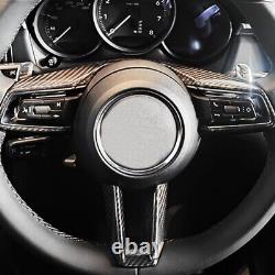 Real Carbon Fiber Car Steering Wheel Cover Trim For 2019-2022 Porsche 911