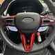Real Carbon Fiber Car Steering Wheel Frame Cover For Hyundai Elantra N Kona N