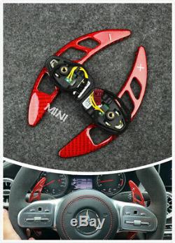 Real Carbon Fiber Shifter paddles for W176 A45 W205 C63 CLA45 GLA45 S63 AMG 15+