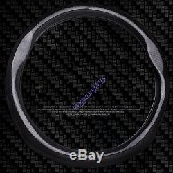 Real Carbon Fiber Steering Wheel Cover FOR Jaguar XF XFL XJL XE F-PACE F-TYPE