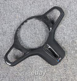 Real Carbon Fiber Steering Wheel Cover For BMW 1/2/3/4/5/6/7/8 Series Z4 Replace