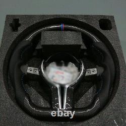 Real Carbon Fiber Steering Wheel+Cover For BMW 4 Series F32 F36 F33 M4 F80 F02 X