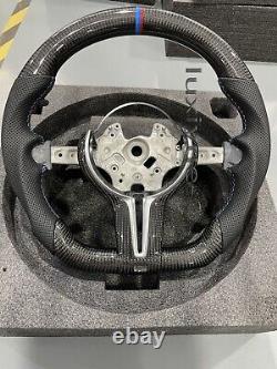 Real Carbon Fiber Steering Wheel+Cover For BMW 4 Series F32 F36 F33 M4 F80 F02 X