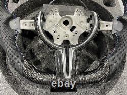 Real Carbon Fiber Steering Wheel+Cover For BMW 4 Series F32 F36 F33 M4 F80 F02 X