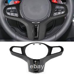 Real Carbon Fiber Steering Wheel Cover For BMW X3M X4M X5M X6M F95 F96 F97 F98