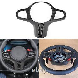 Real Carbon Fiber Steering Wheel Cover For BMW X3M X4M X5M X6M F95 F96 F97 F98