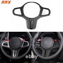 Real Carbon Fiber Steering Wheel Cover For BMW X3M X4M X5M X6M F95 F96 F97 F98