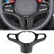 Real Carbon Fiber Steering Wheel Cover For BMW X3M X4M X5M X6M F95 F96 F97 F98