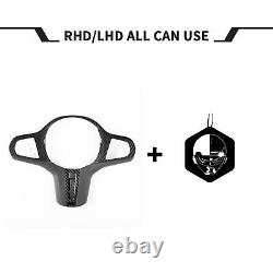 Real Carbon Fiber Steering Wheel Cover For BMW X3M X4M X5M X6M F95 F96 F97 F98