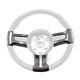 Real Carbon Fiber Steering Wheel Cover For Ford Mustang 2010-2014 Replacement