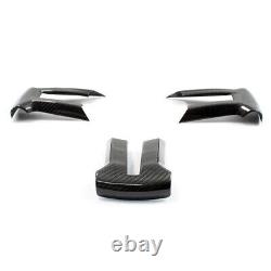 Real Carbon Fiber Steering Wheel Cover For Ford Mustang 2010-2014 Replacement