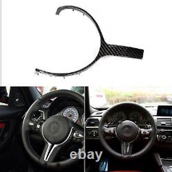 Real Carbon Fiber Steering Wheel Cover Trim Decor Fit for BMW M3 M4 M5 X5