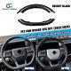 Real Carbon Fiber Steering Wheel Cover Trim Fit For Rivian R1S R1T 2022-2024
